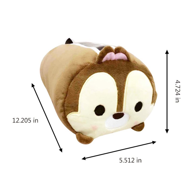 Finex 2 Pcs Set Chip and Dale Plush Travel Pillow Stackable Long Cushion for Long Flight car Ride Cruise - Image 2